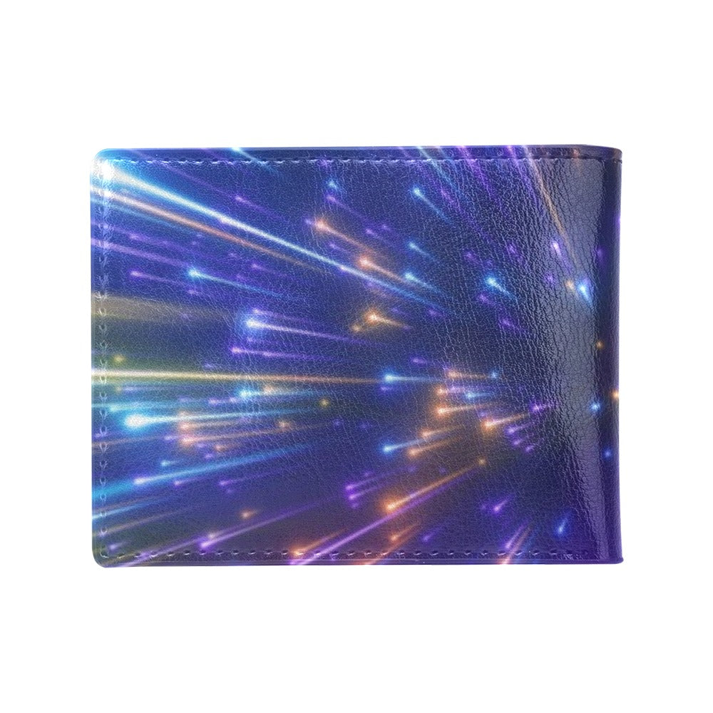 Celestial Rainbow Speed Light Men's ID Card Wallet