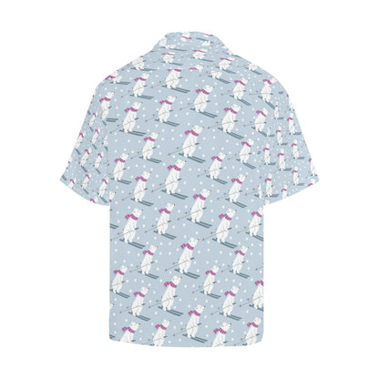 Ski Print Design LKS307 Men's Hawaiian Shirt