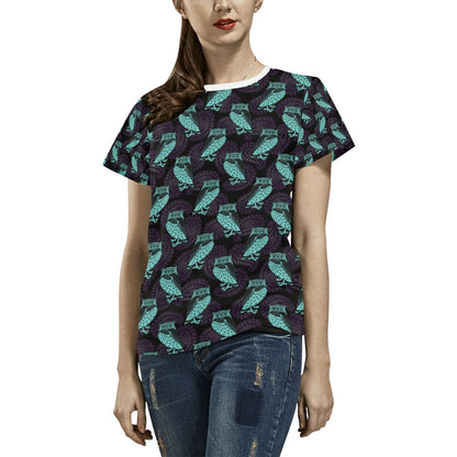 Tribal Pattern Print Design LKS3010 Women's  T-shirt