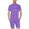 kaleidoscope Pattern Print Design Men's Romper