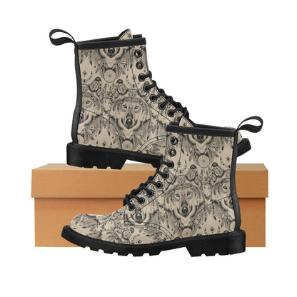 Indian Boho Wolf Women's Boots