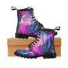 Galaxy Night Purple Space Print Women's Boots