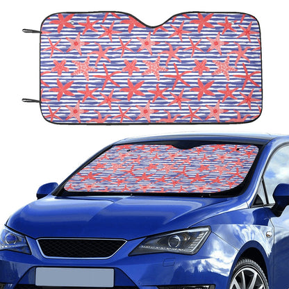 Starfish Print Design LKS401 Car front Windshield Sun Shade
