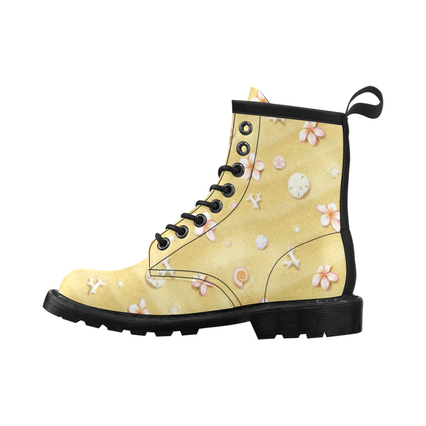 Beach Theme Print Women's Boots