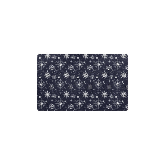 Nautical Sky Design Themed Print Kitchen Mat