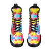 Tie Dye Rainbow Themed Print Women's Boots