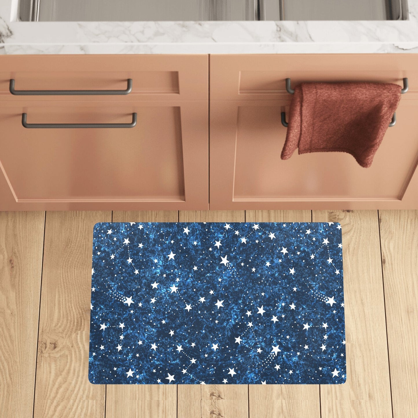 Cosmic Pattern Print Design 05 Kitchen Mat