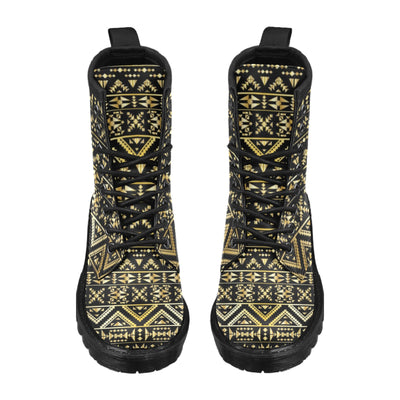 Gold Aztec Tribal Women's Boots