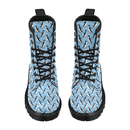 Penguin Dance Pattern Women's Boots