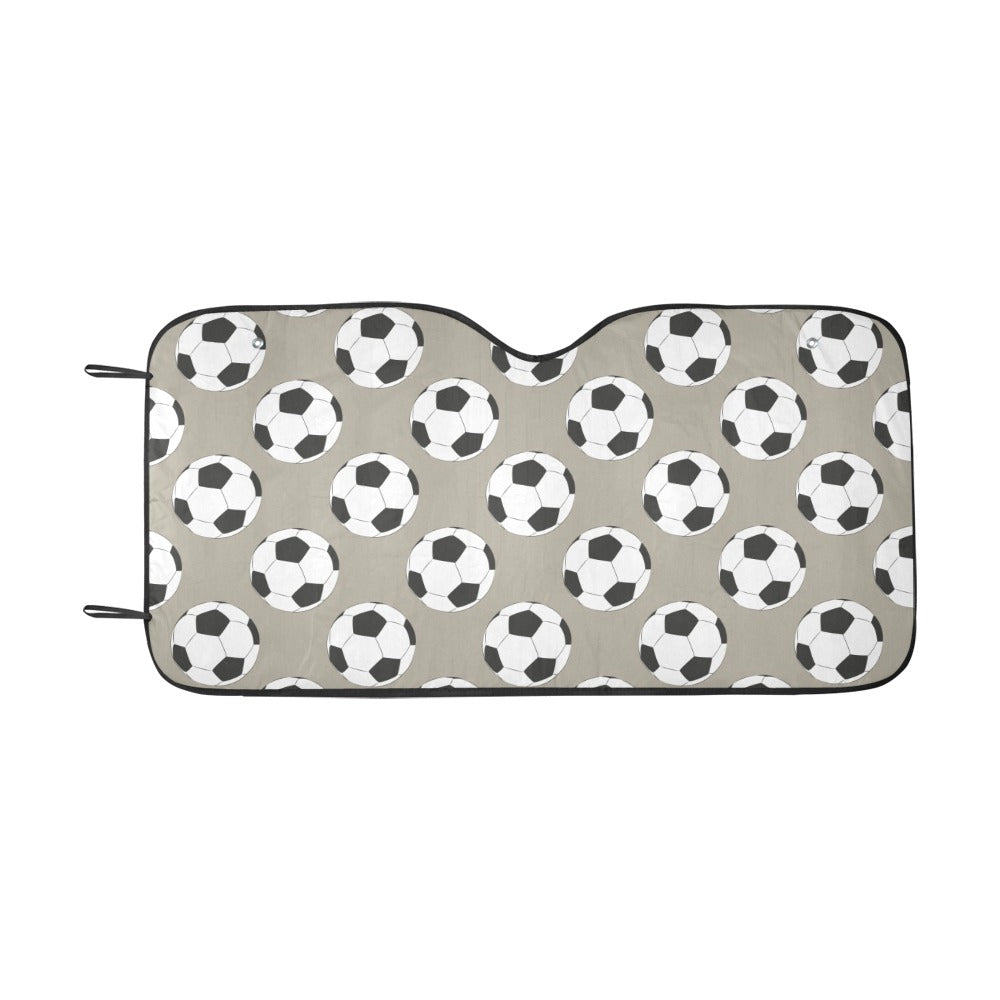 Soccer Ball Print Design LKS302 Car front Windshield Sun Shade