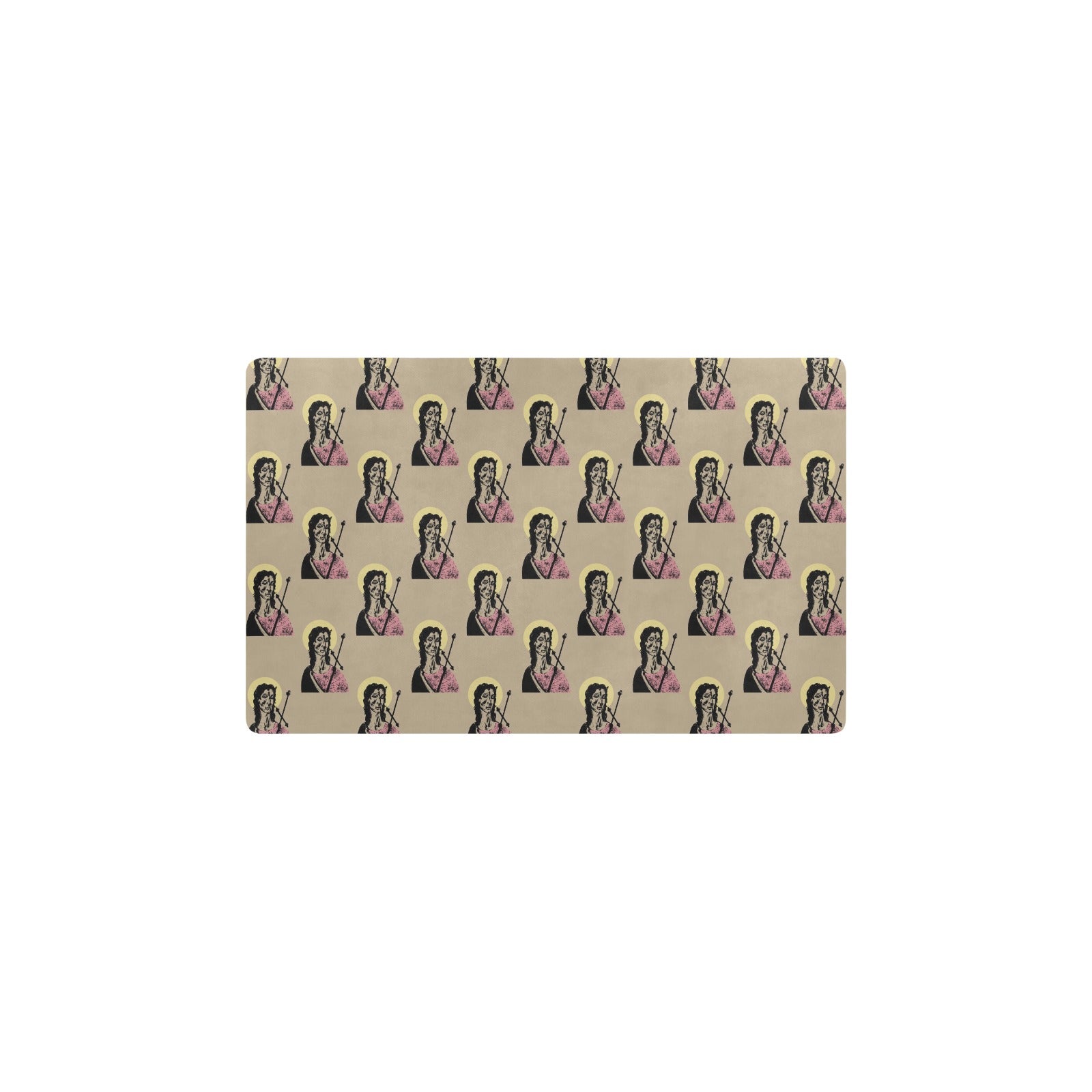 Christian Pattern Print Design 04 Kitchen Mat