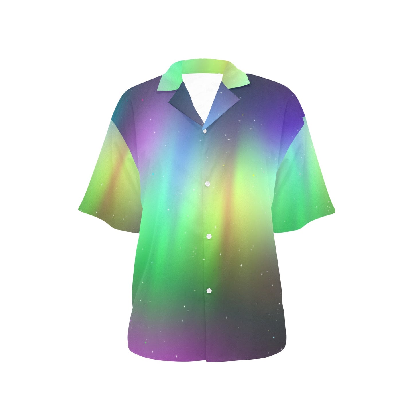 Aurora Borealis Pattern Print Design 03 Women's Hawaiian Shirt
