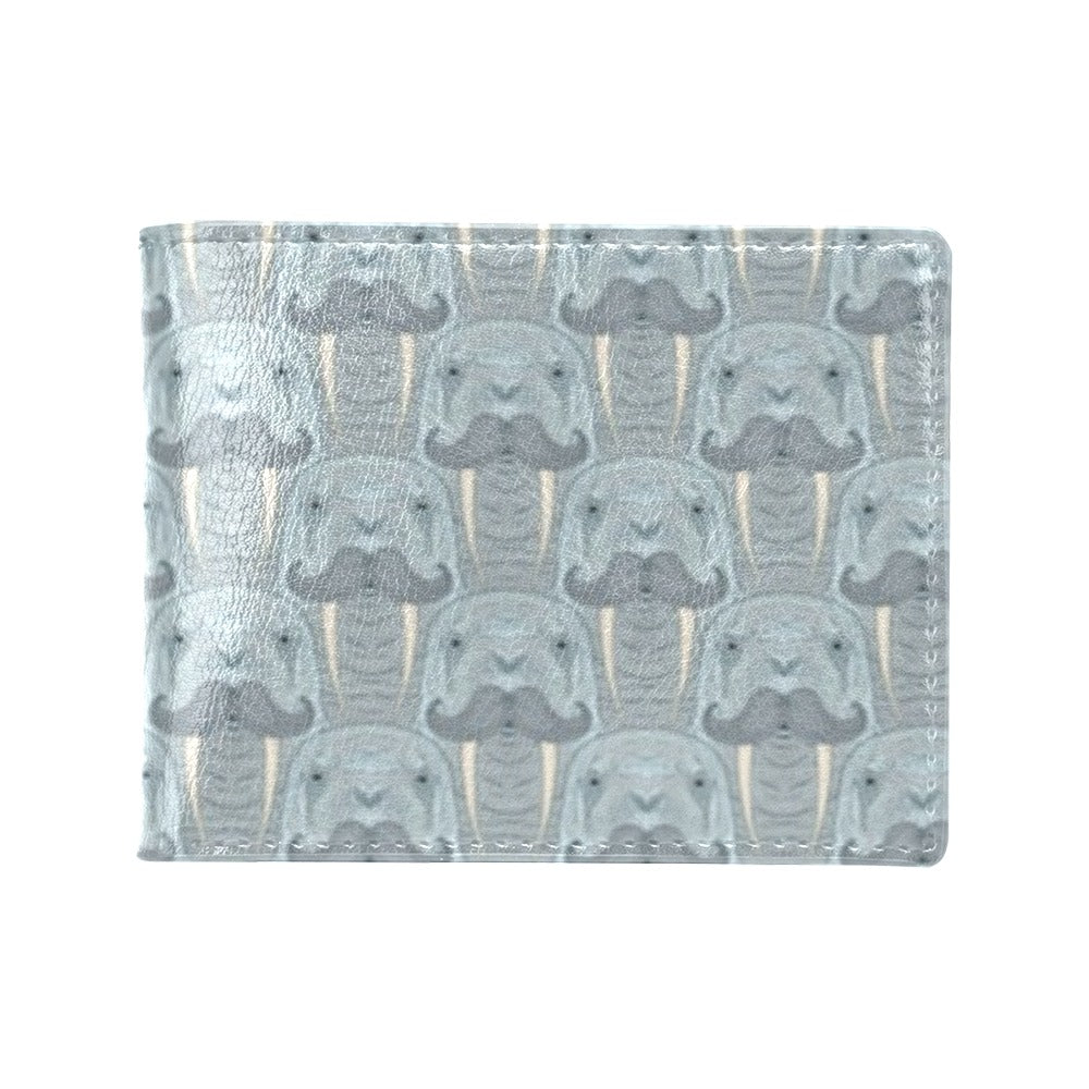 Walrus Print Design LKS402 Men's ID Card Wallet