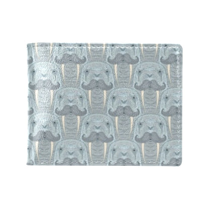 Walrus Print Design LKS402 Men's ID Card Wallet