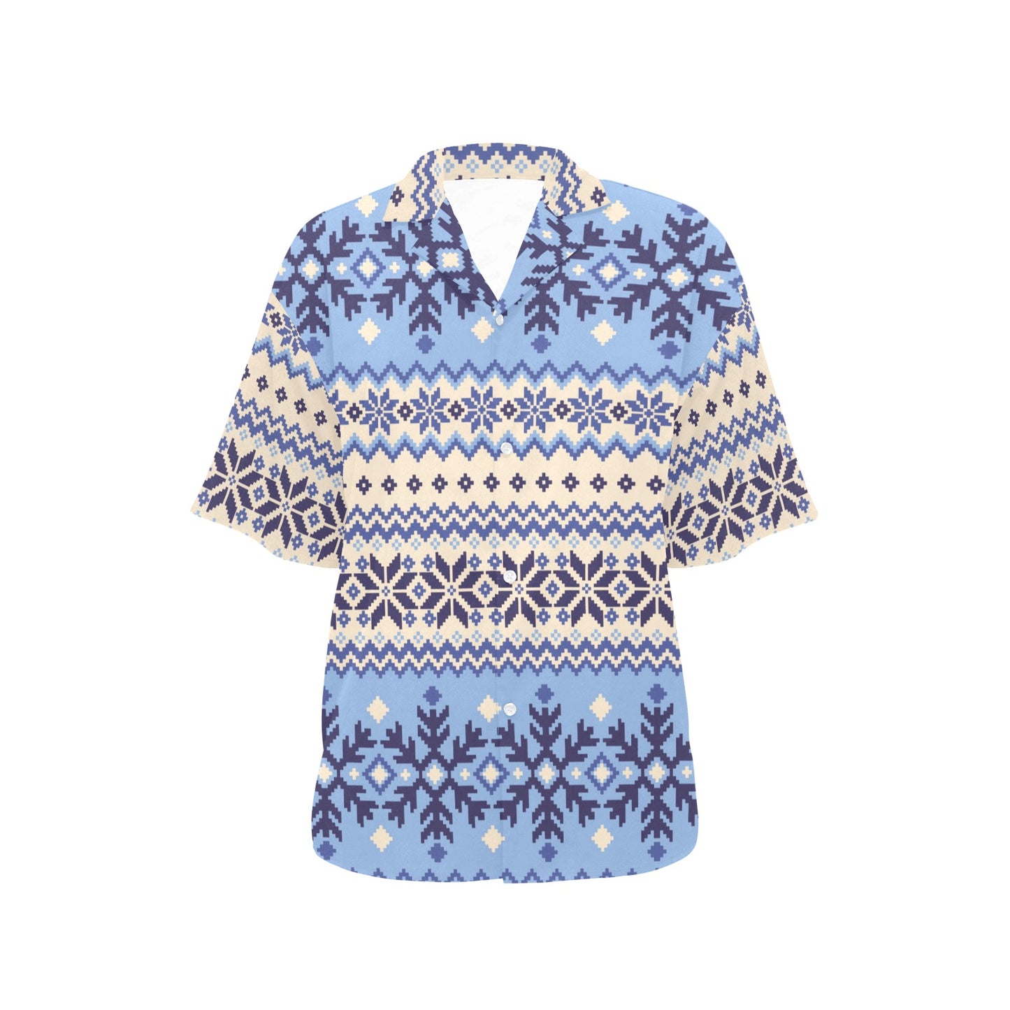 Nordic Pattern Print Design A03 Women's Hawaiian Shirt