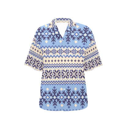 Nordic Pattern Print Design A03 Women's Hawaiian Shirt