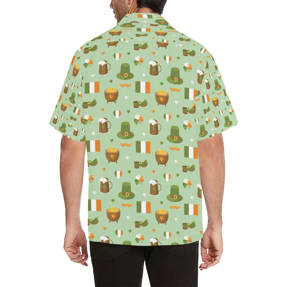 St Patricks Day Print Design LKS302 Men's Hawaiian Shirt