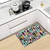 Tribal Aztec Triangle Kitchen Mat