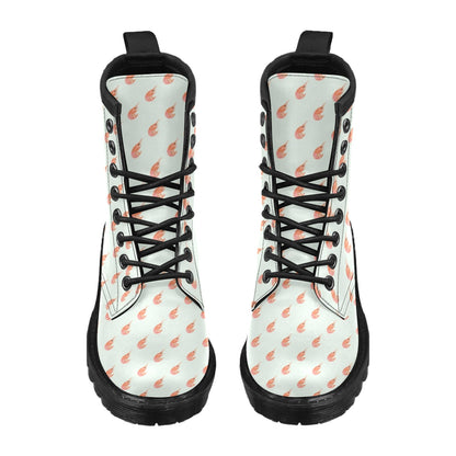 Shrimp Print Design LKS304 Women's Boots