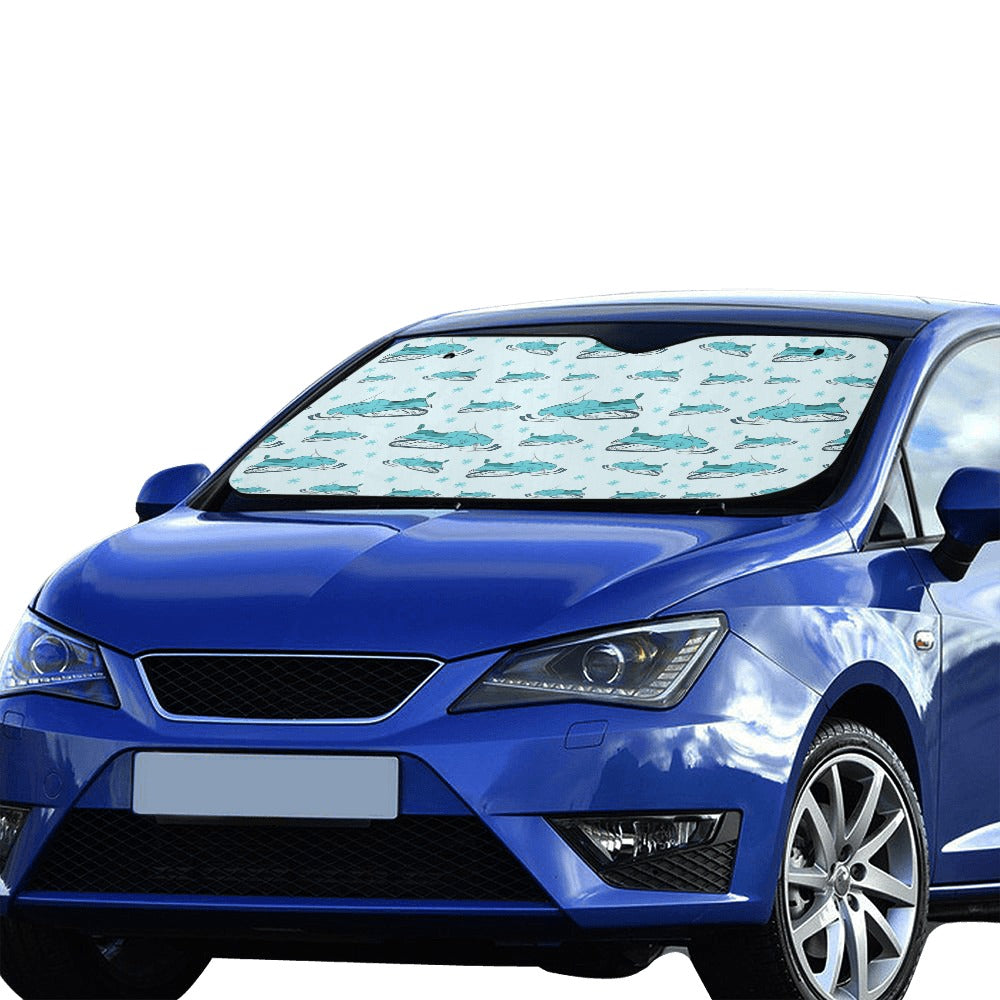 Snowmobile Print Design LKS301 Car front Windshield Sun Shade