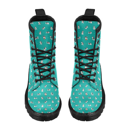 Siberian Huskies Print Design LKS303 Women's Boots