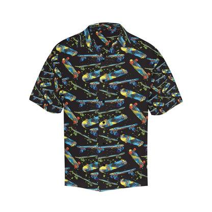 Skateboard Print Design LKS305 Men's Hawaiian Shirt