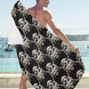 Skull King Print Design LKS3010 Beach Towel 32" x 71"