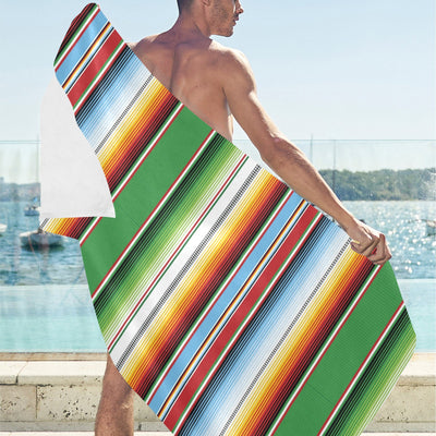 Serape Print Design LKS302 Beach Towel 32" x 71"