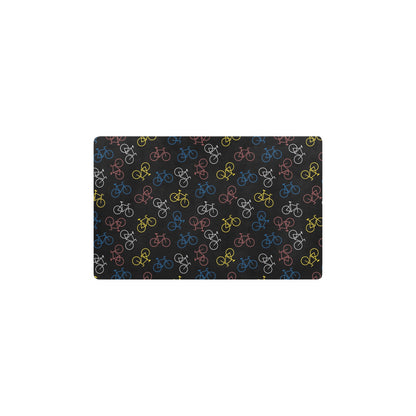 Bicycle Pattern Print Design 03 Kitchen Mat