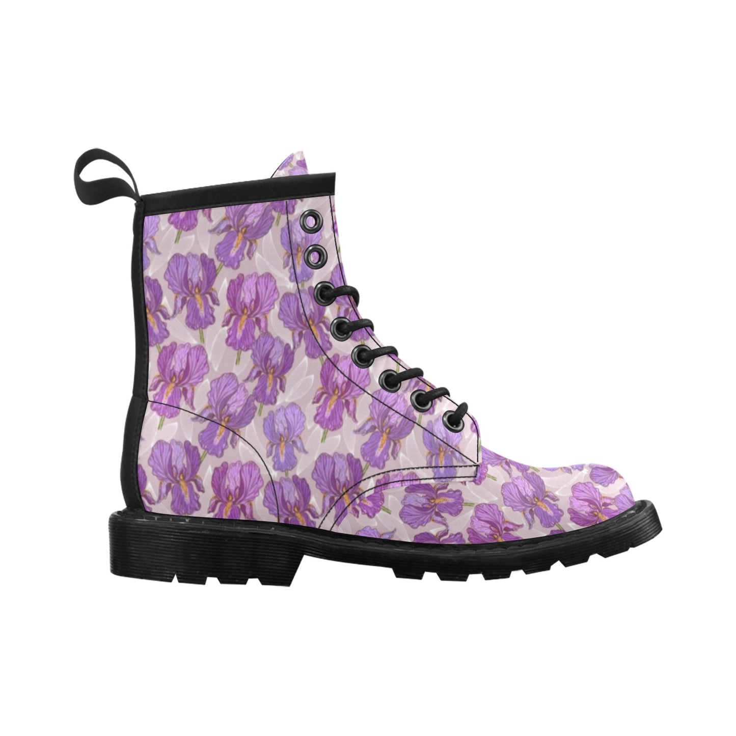 Iris Pattern Print Design IR05 Women's Boots