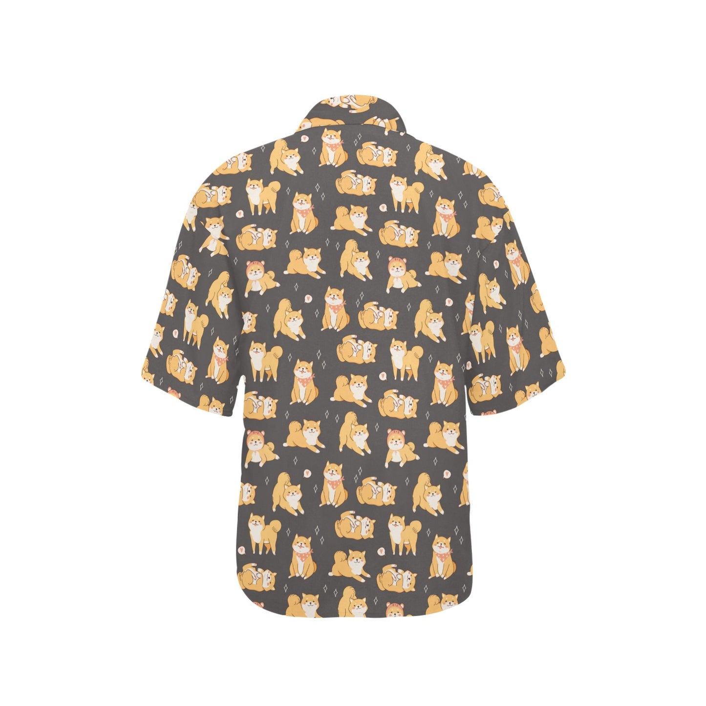 Shiba Inu Print Design LKS309 Women's Hawaiian Shirt