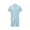 Narwhal Dolphin Print Men's Romper