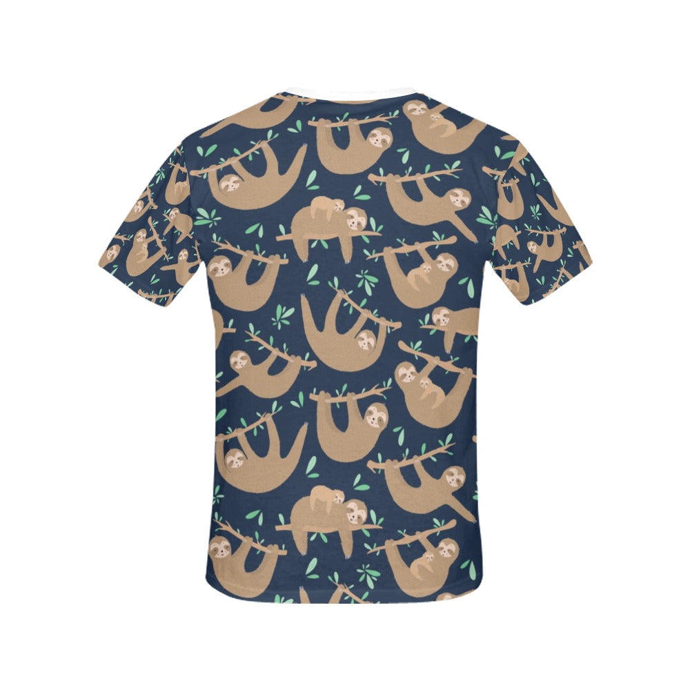 Sloth Print Design LKS307 Women's  T-shirt