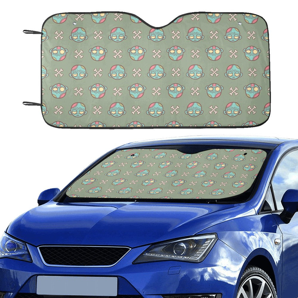 Zombie Print Design LKS301 Car front Windshield Sun Shade