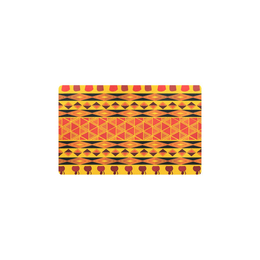 African Pattern Print Design 01 Kitchen Mat