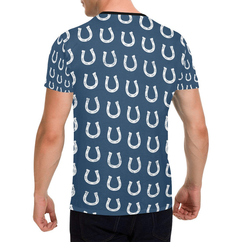 Horseshoe Print Design LKS301 Men's All Over Print T-shirt