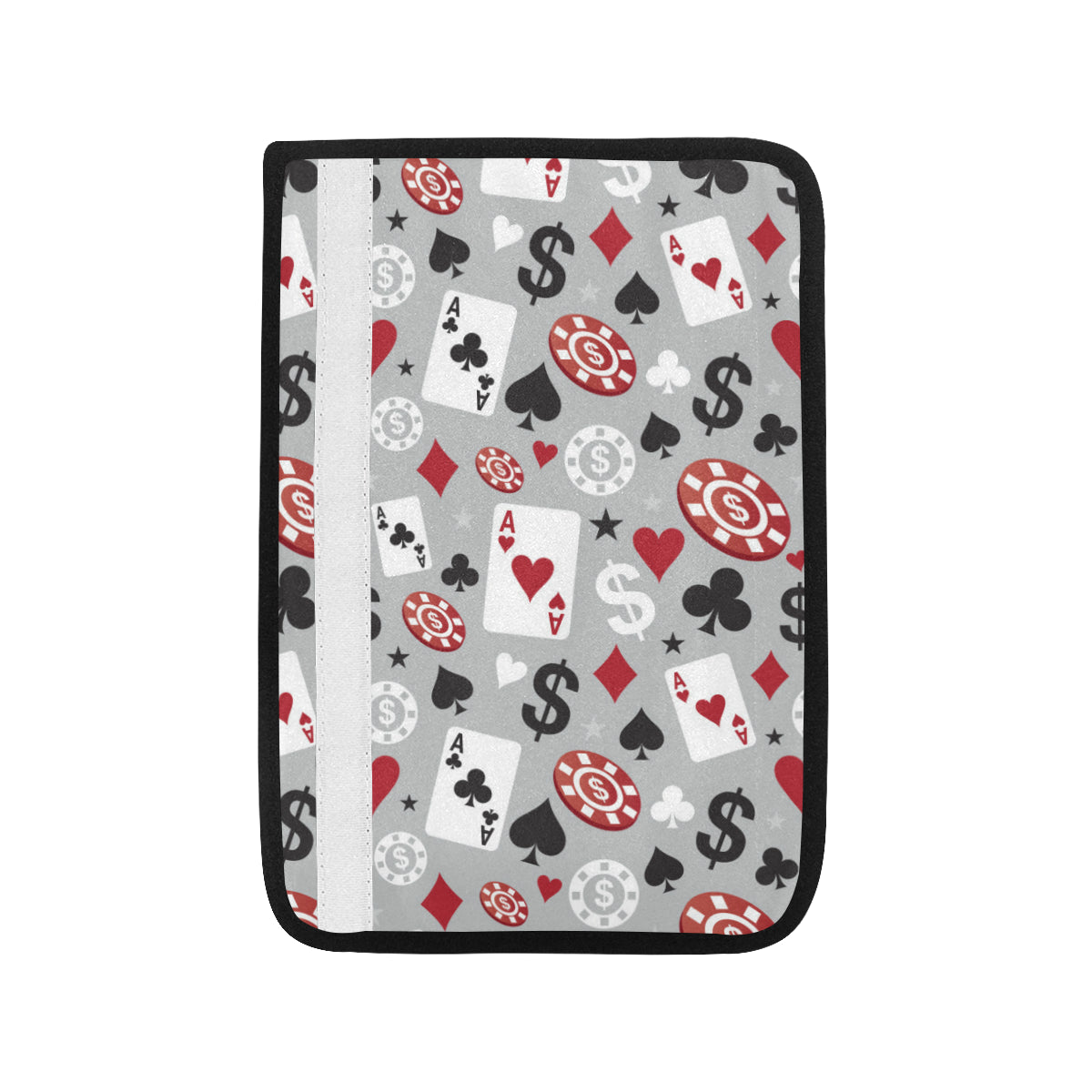 Casino Pattern Print Design 01 Car Seat Belt Cover