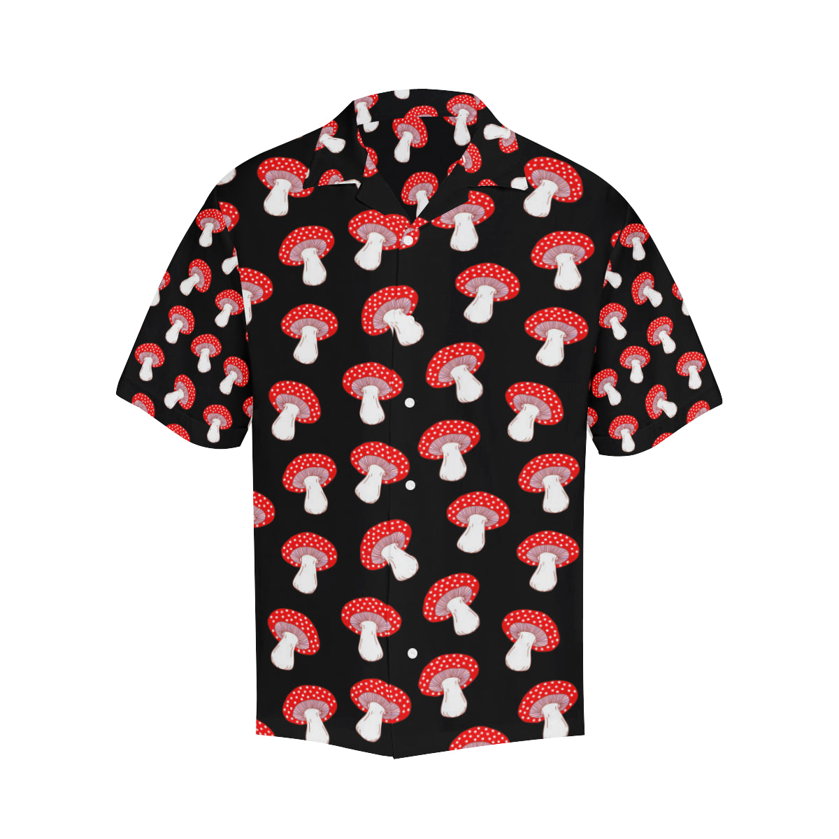 Mushroom Pattern Print Design A02 Men's Hawaiian Shirt