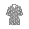 Buddha Pattern Print Design 05 Women's Hawaiian Shirt