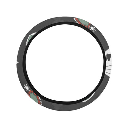 Casino Pattern Print Design 02 Steering Wheel Cover with Elastic Edge