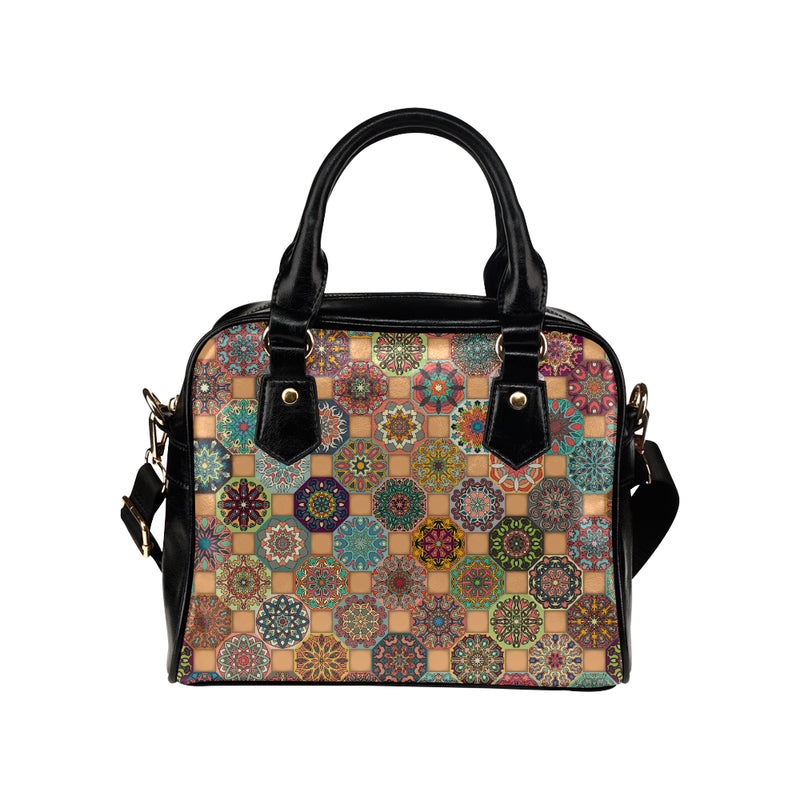 Boho Pattern Print Design 07 Shoulder Handbag