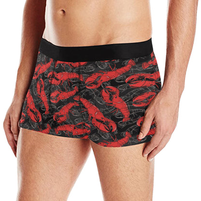 Lobster Pattern Print Design 04 Men's Boxer Briefs