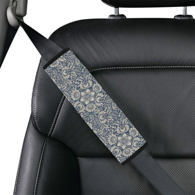 Elegant Floral Print Pattern Car Seat Belt Cover