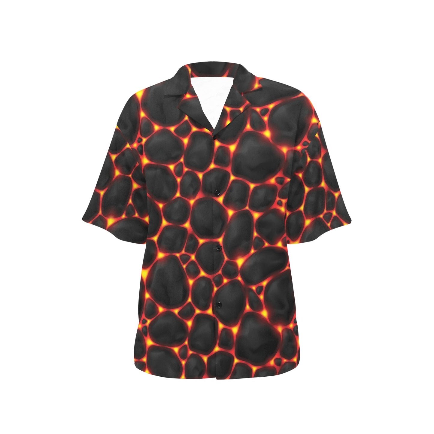 Lava Pattern Print Design 01 Women's Hawaiian Shirt