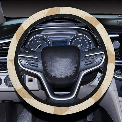 Chinese Shar Pei Pattern Print Design 01 Steering Wheel Cover with Elastic Edge