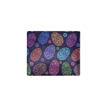 Easter Eggs Pattern Print Design RB012 Men's ID Card Wallet