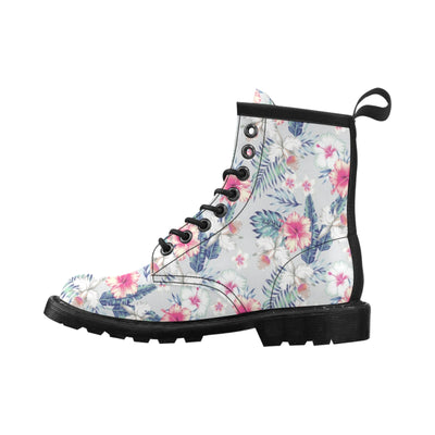 Hibiscus Print Women's Boots