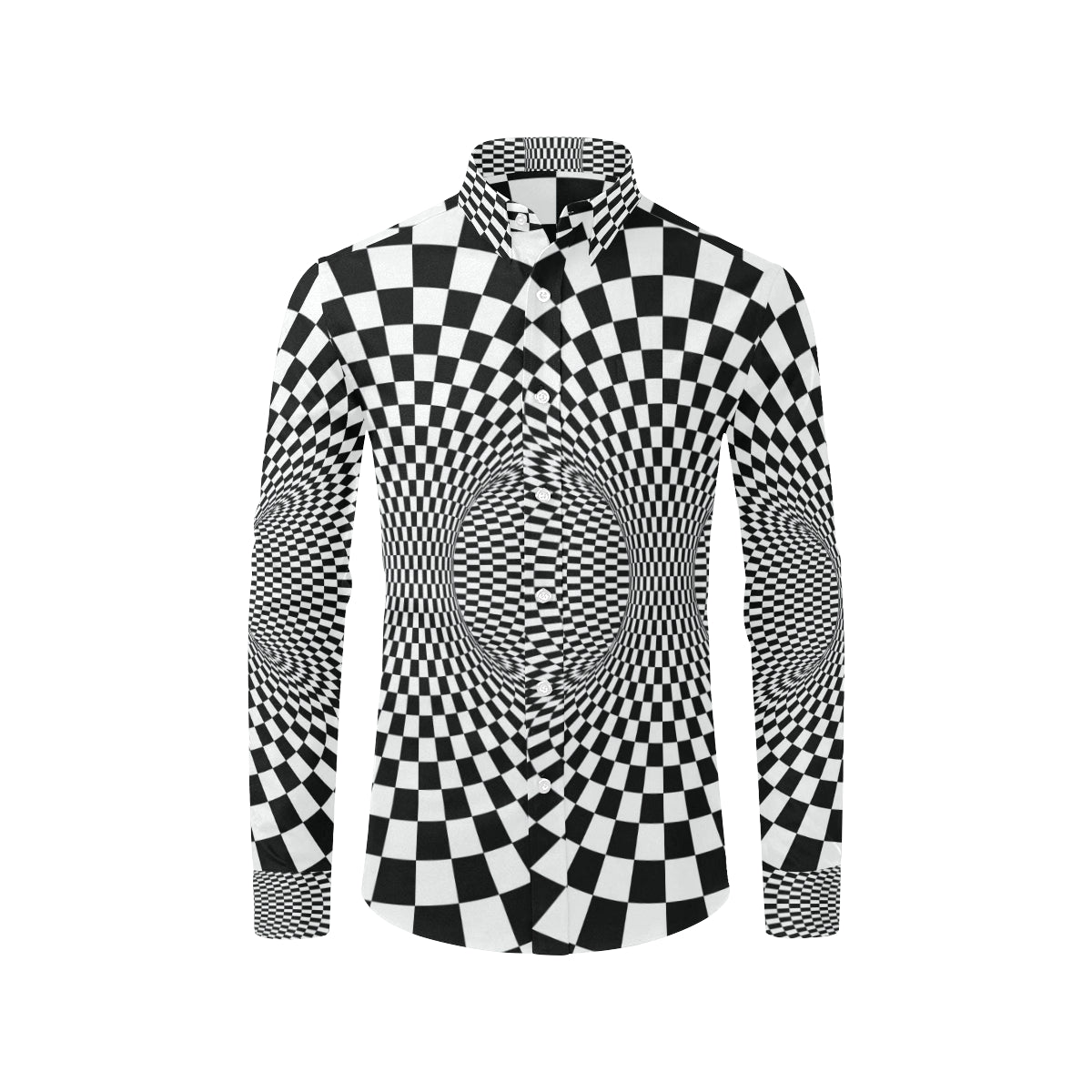 Optical illusion Projection Torus Men's Long Sleeve Shirt