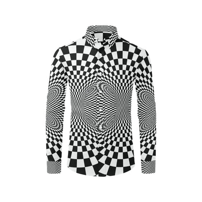 Optical illusion Projection Torus Men's Long Sleeve Shirt