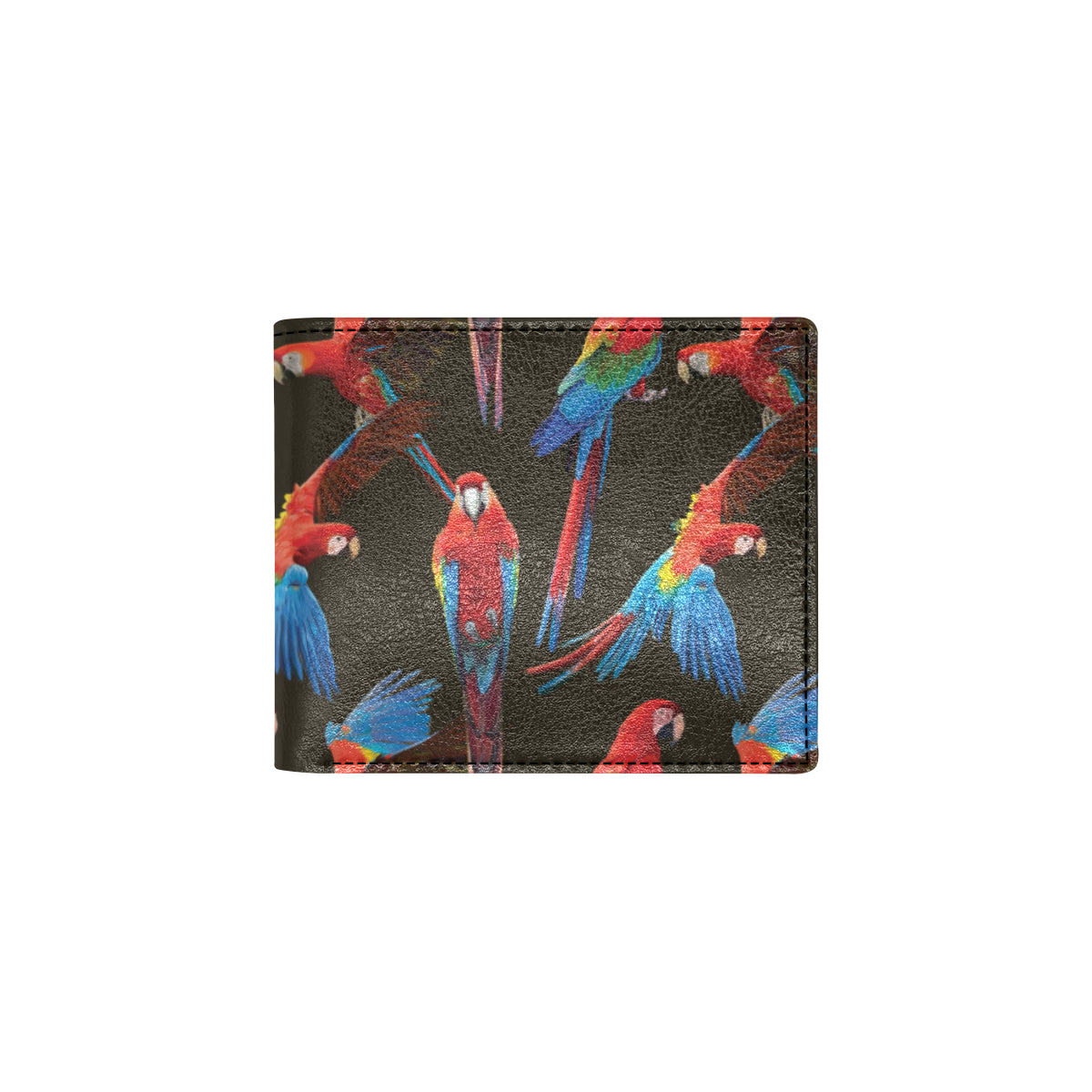Macaw Pattern Print Design 04 Men's ID Card Wallet
